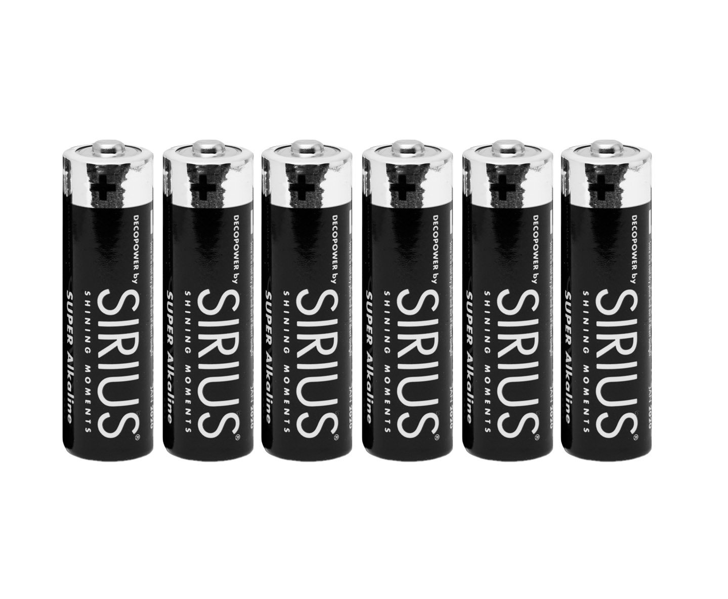 Sirius: Batterier, 6 stk