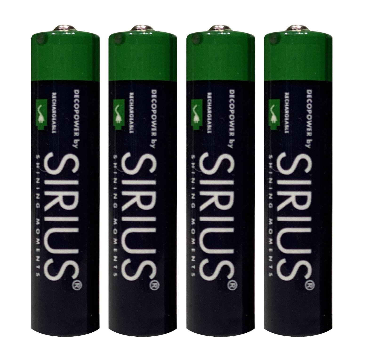 Sirius: AAA Genopladelige batterier, 4 stk