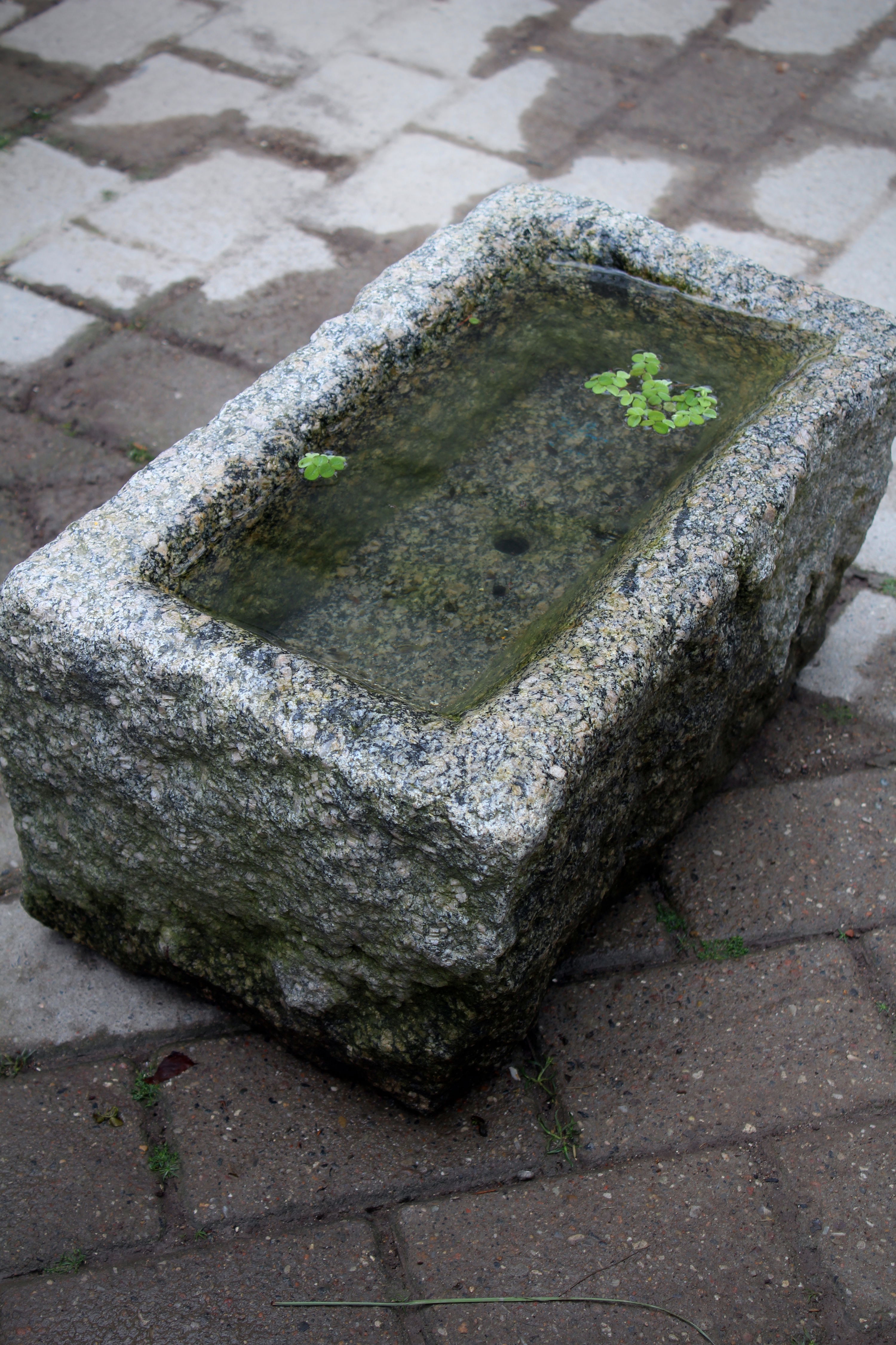 Antik fuglebad, granit nr.13
