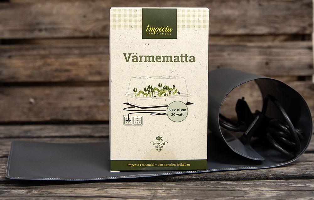 Varmemåtte 60x15 cm 20W