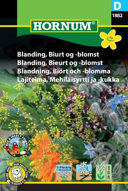 Blanding, Biurt og -blomst (D)